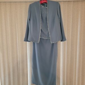 Karen Miller New York Beaded Two-Piece Dress